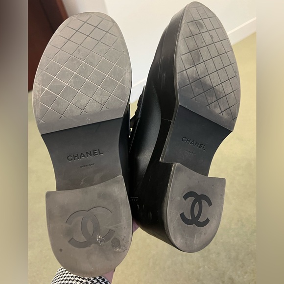 Chanel so black chunky loafers - size 40 - Picture 7 of 11